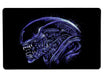 Space Nightmare Purple Large Mouse Pad