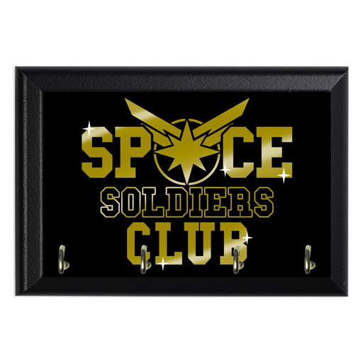 Space Soldiers Club Key Hanging Plaque - 8 x 6 / Yes