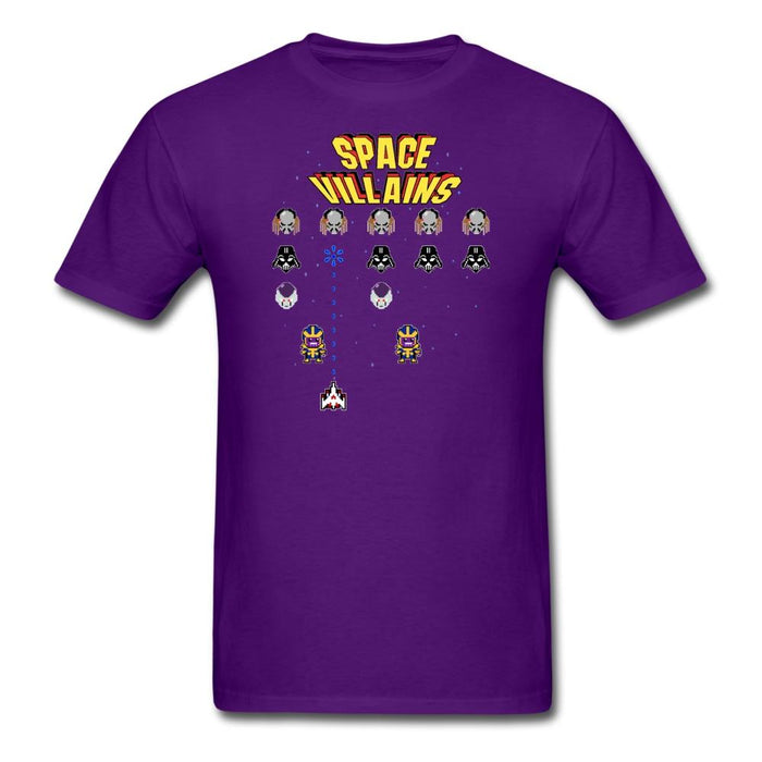 Space Villains Unisex Classic T-Shirt - purple / S