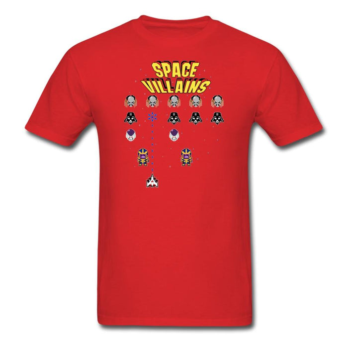 Space Villains Unisex Classic T-Shirt - red / S