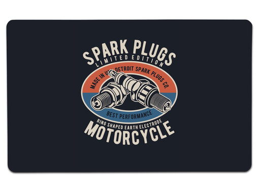 Spark Plugs Large Mouse Pad