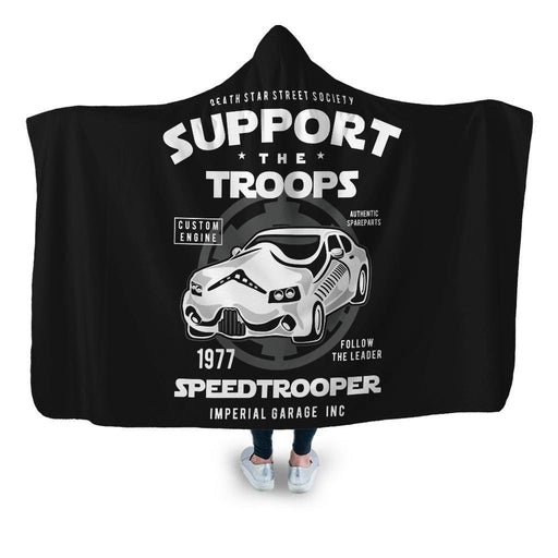 Speed Trooper Hooded Blanket - Adult / Premium Sherpa