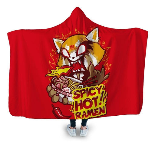 Spicy Comfort Food Hooded Blanket - Adult / Premium Sherpa