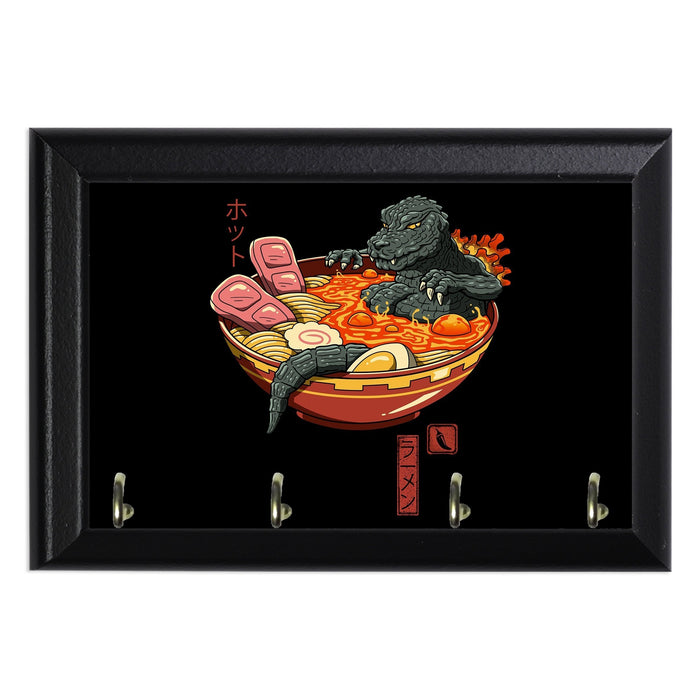 Spicy Lava Ramen King Wall Plaque Key Holder - 8 x 6 / Yes