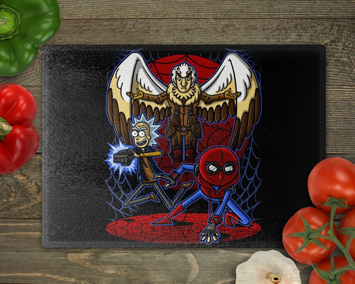 Spider Morty Vulture Person 2 Cutting Board