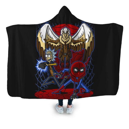 Spider Morty Vulture Person 2 Hooded Blanket - Adult / Premium Sherpa