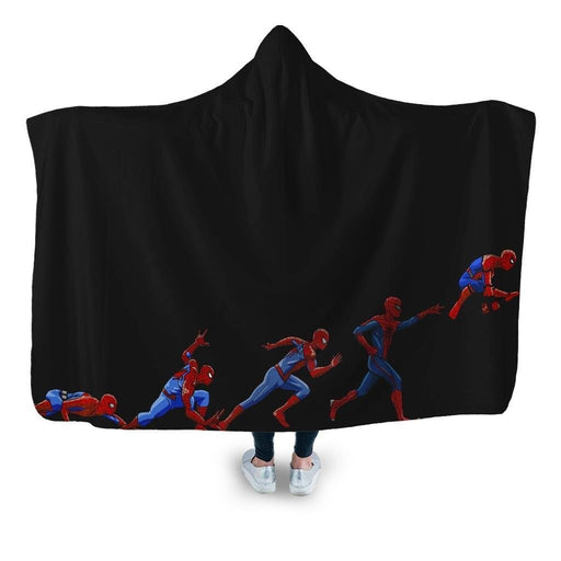 Spidey Evolution Hooded Blanket - Adult / Premium Sherpa