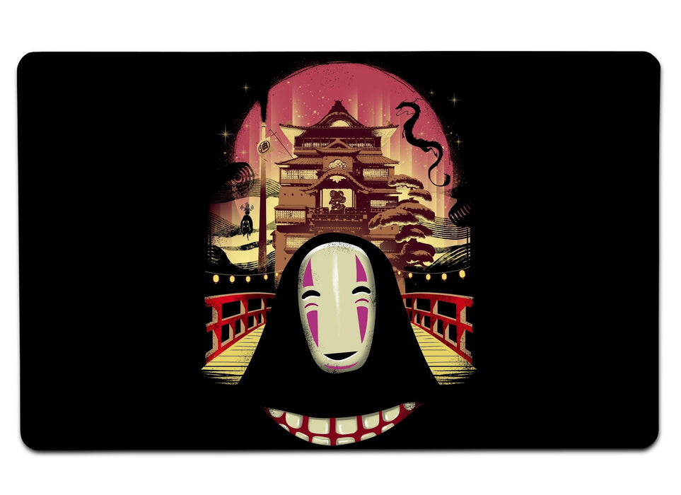 Spirited Away With Mouth Large Mouse Pad