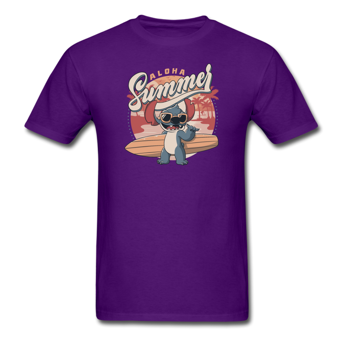 Aloha Summer Unisex Classic T-Shirt - purple / S
