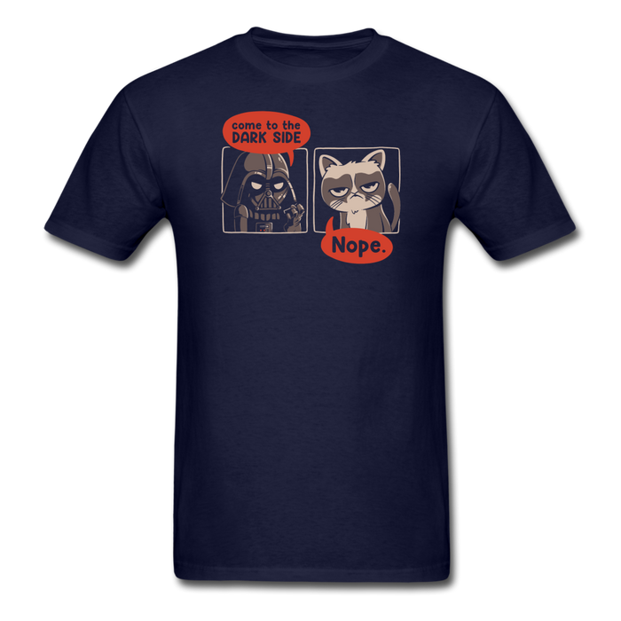 Dark Side Nope Unisex Classic T-Shirt - navy / S