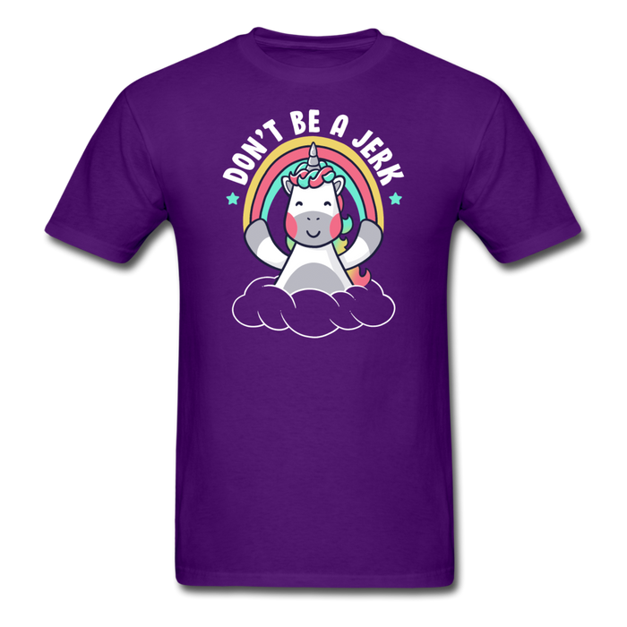Don’t Be a Jerk Unisex Classic T-Shirt - purple / S