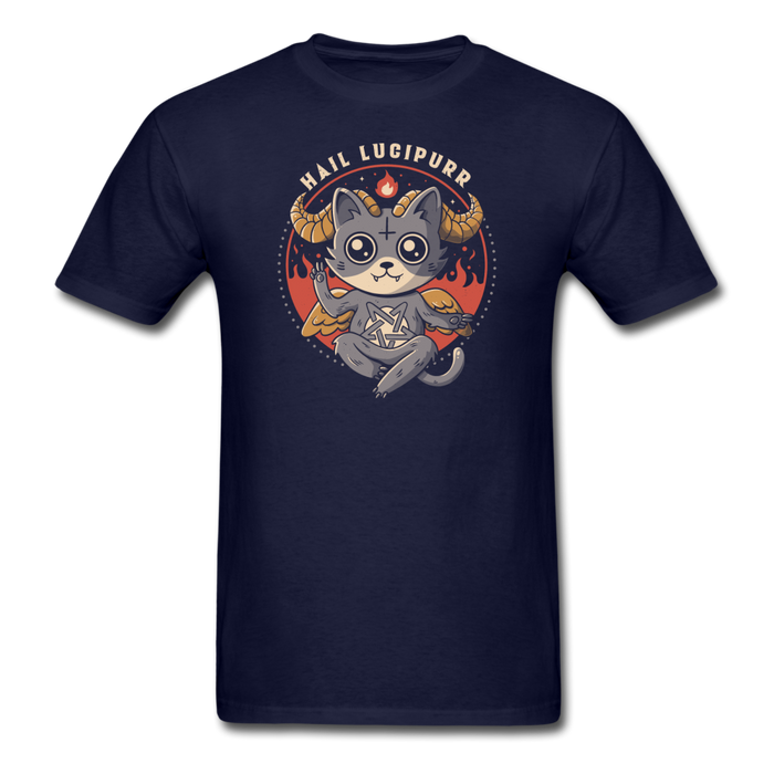 Hail Lucipurr Unisex Classic T-Shirt - navy / S