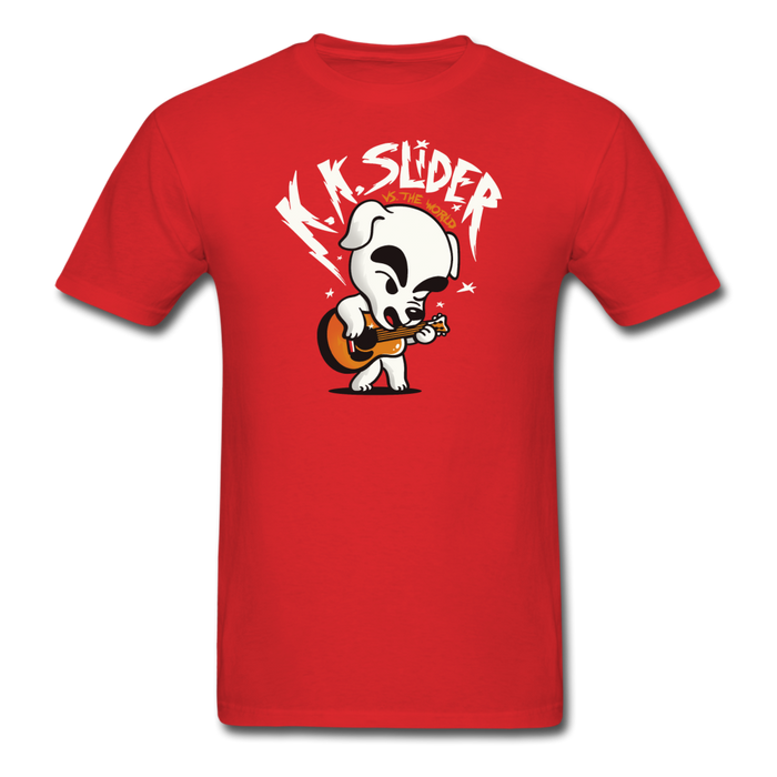 K Slider vs the World Unisex Classic T-Shirt - red / S
