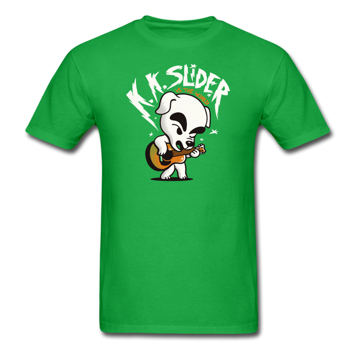 K Slider vs the World Unisex Classic T-Shirt - bright green / S