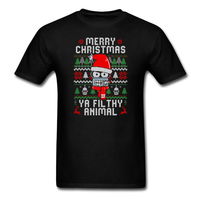 Merry Christmas Ya Filthy Animal Unisex Classic T-Shirt - black / S