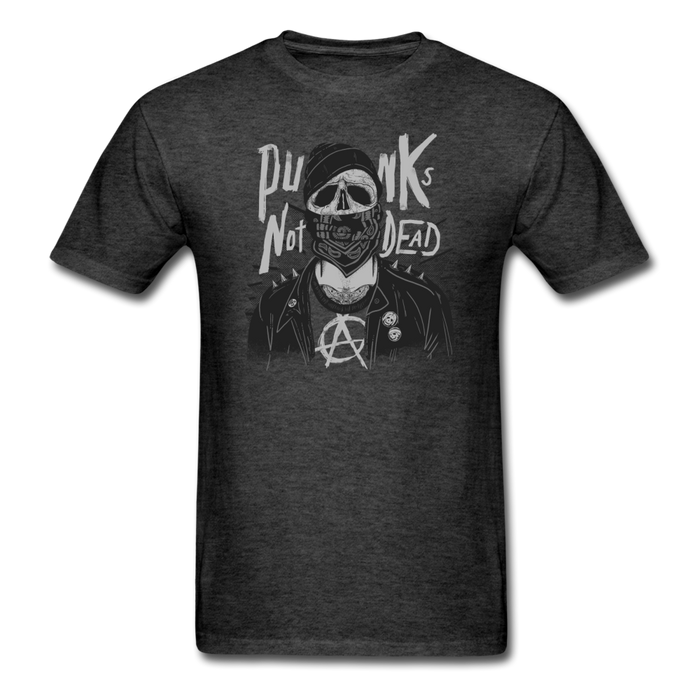 Punk Skull Unisex Classic T-Shirt - heather black / S