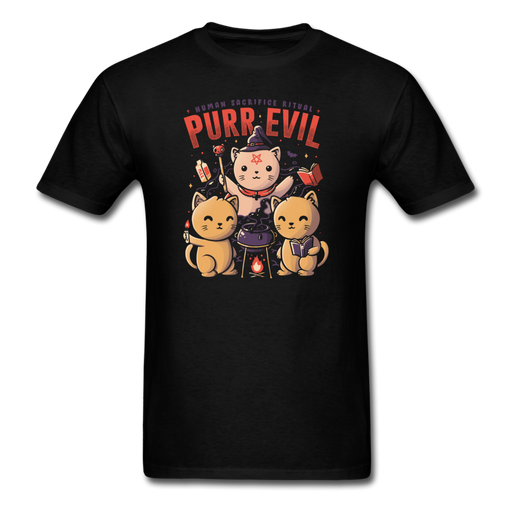 Purr Evil Unisex Classic T-Shirt - black / S