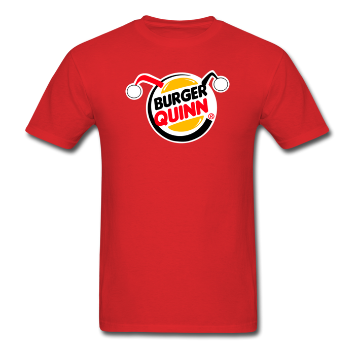 Burger Quinn Unisex Classic T-Shirt - red / S