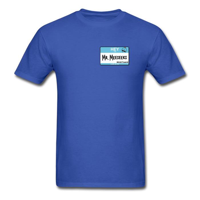 Business Card Unisex Classic T-Shirt - royal blue / S