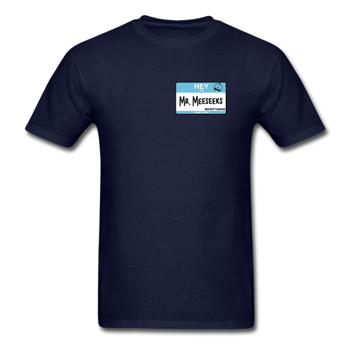 Business Card Unisex Classic T-Shirt - navy / S