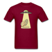 Burger Abduction Unisex Classic T-Shirt - burgundy / S