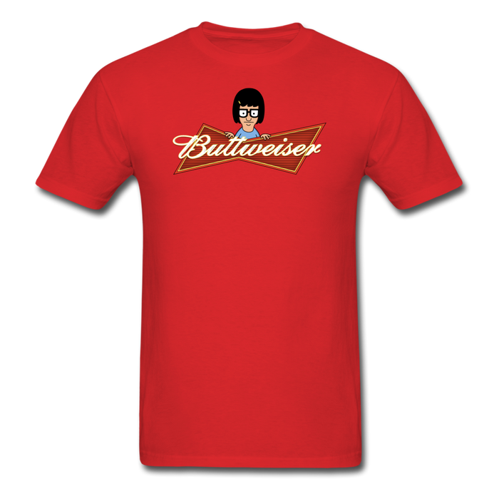 Buttweiser Unisex Classic T-Shirt - red / S