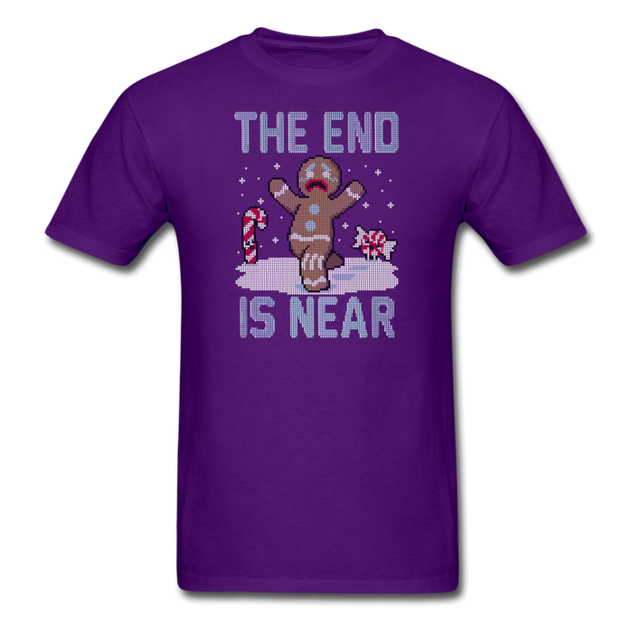 Christmas is Near Unisex Classic T-Shirt - purple / S