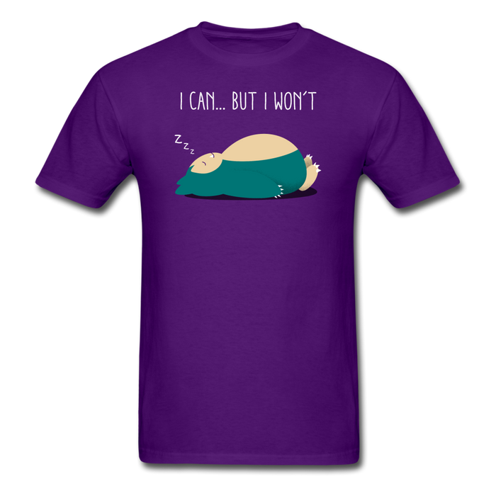 I Can... But Won’t Unisex Classic T-Shirt - purple / S