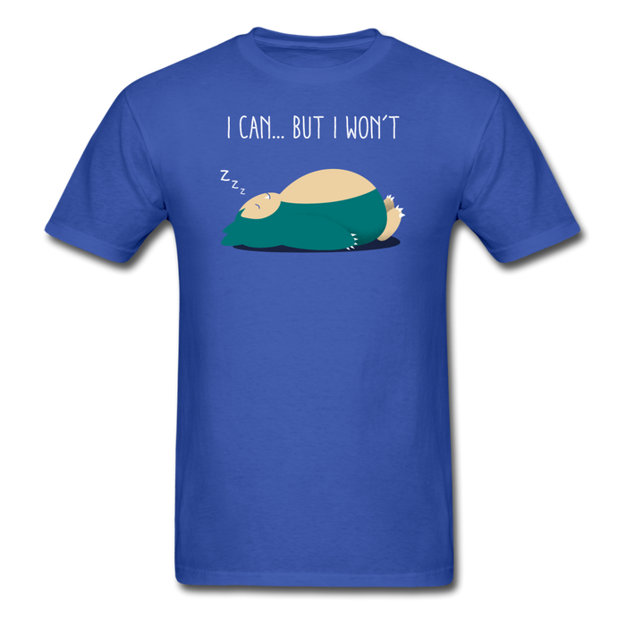 I Can... But Won’t Unisex Classic T-Shirt - royal blue / S