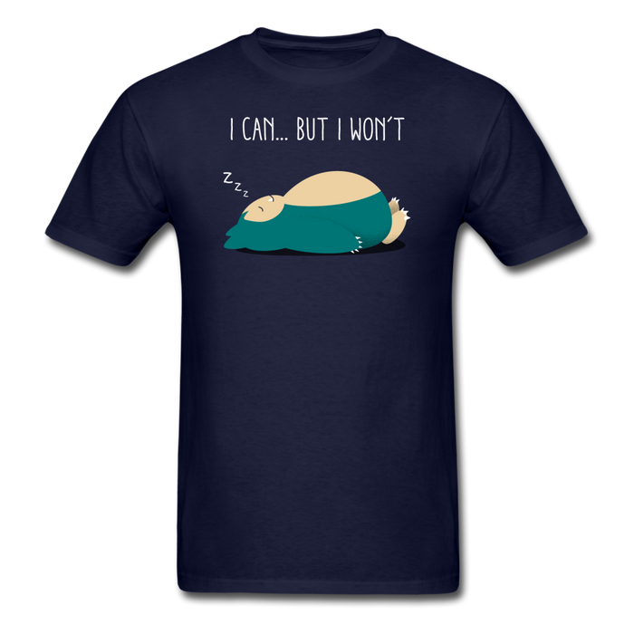 I Can... But Won’t Unisex Classic T-Shirt - navy / S
