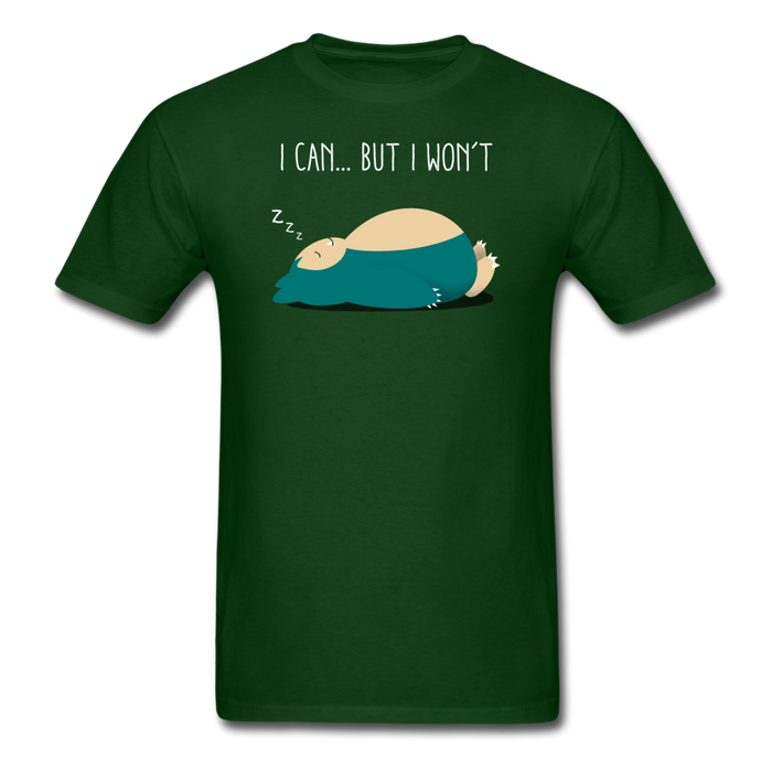 I Can... But Won’t Unisex Classic T-Shirt - forest green / S
