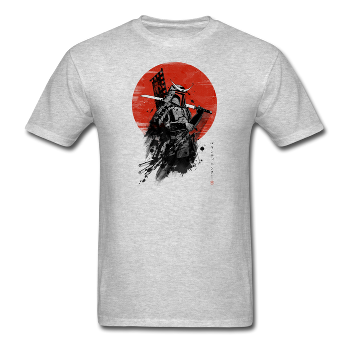Mandalorian Samurai Unisex Classic T-Shirt - heather gray / S