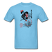 Delivery Service Sumi-E Unisex Classic T-Shirt - aquatic blue / S