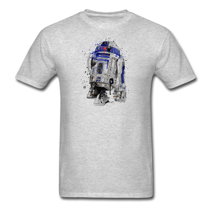 Droid Watercolor Unisex Classic T-Shirt - heather gray / S