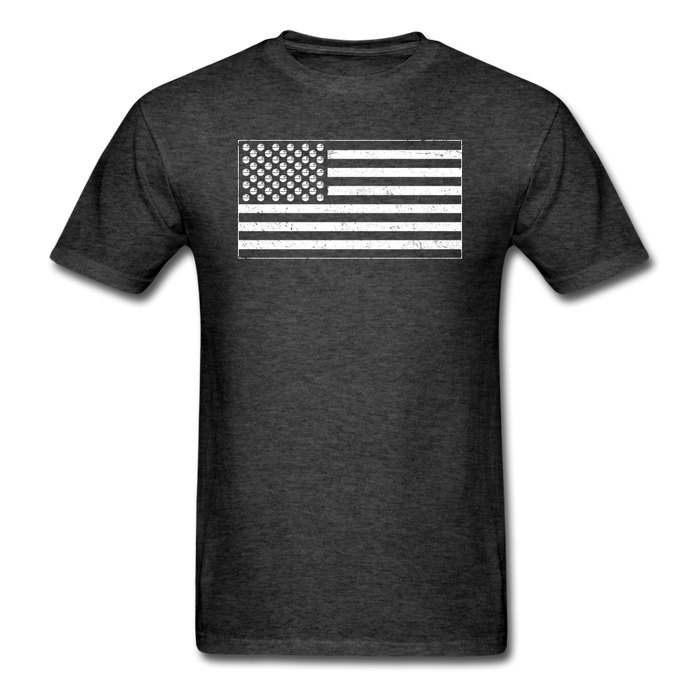 Death Stars And Stripes Unisex Classic T-Shirt - heather black / S