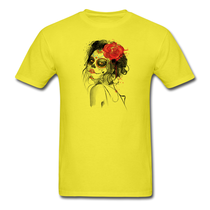 Dia De Los Muertos Unisex Classic T-Shirt - yellow / S