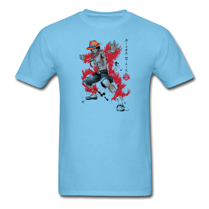 Fire Fist Ace Unisex Classic T-Shirt - aquatic blue / S