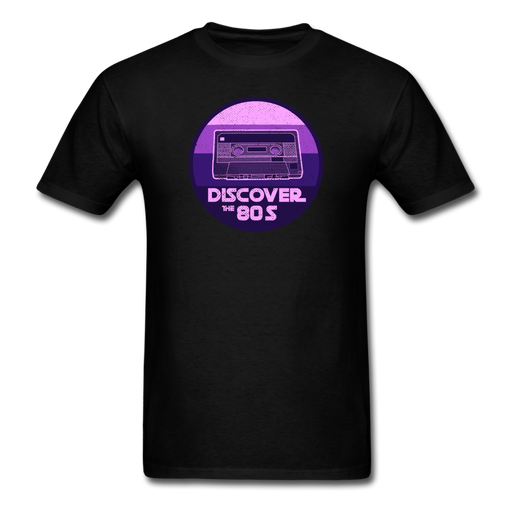 80s Purple Unisex Classic T-Shirt - black / S