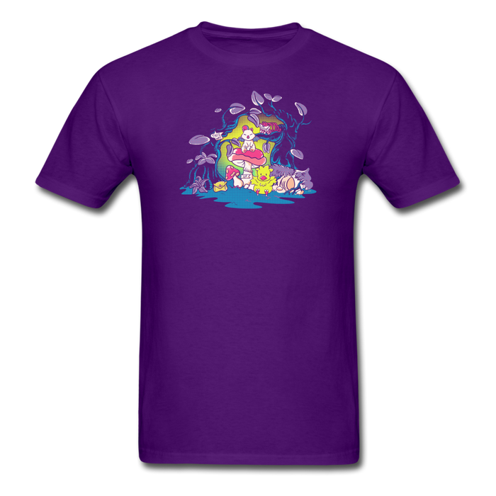 Alice In Fantasyland Unisex Classic T-Shirt - purple / S