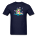 Alice In Fantasyland Unisex Classic T-Shirt - navy / S