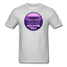 90s Purple Unisex Classic T-Shirt - heather gray / S
