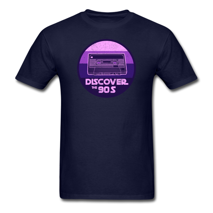 90s Purple Unisex Classic T-Shirt - navy / S