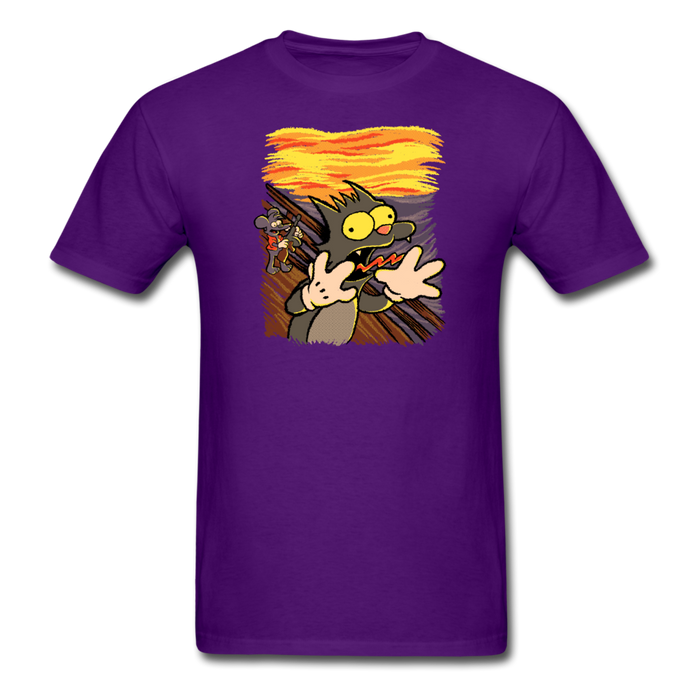 Itchy Scream Unisex Classic T-Shirt - purple / S