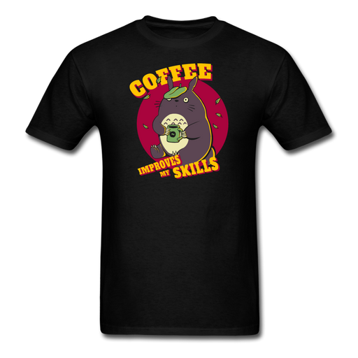 Coffee Improves My Skills Unisex Classic T-Shirt - black / S