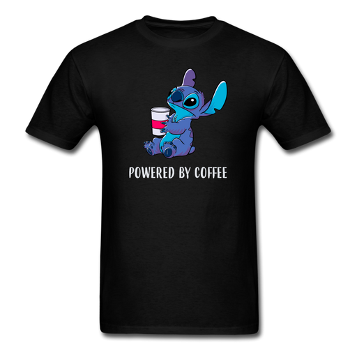Powered By Coffee Unisex Classic T-Shirt - black / S
