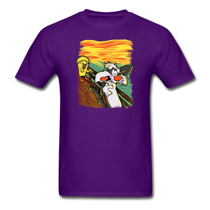 Sylvester’s Scream Unisex Classic T-Shirt - purple / S