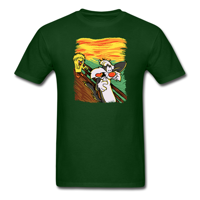 Sylvester’s Scream Unisex Classic T-Shirt - forest green / S