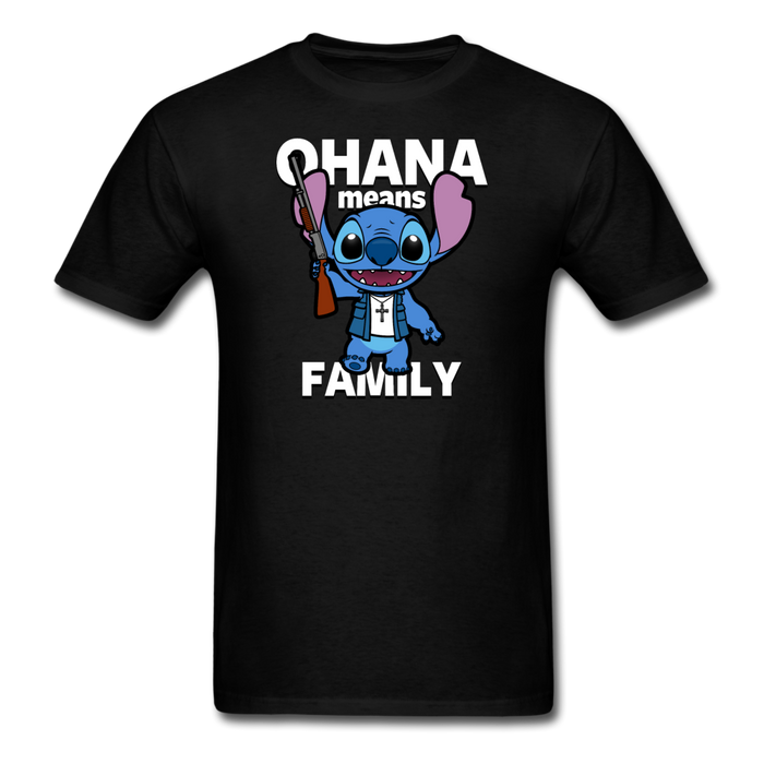 Ohana Is Family Unisex Classic T-Shirt - black / S
