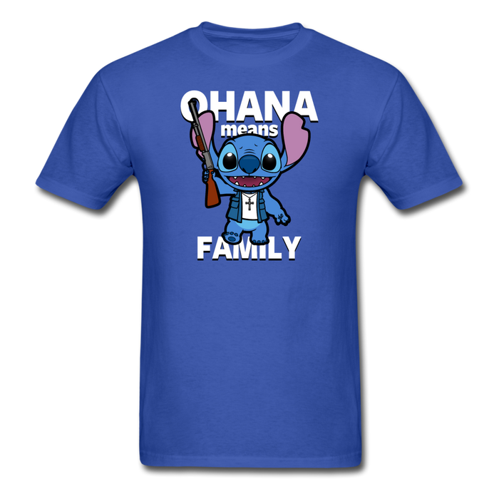 Ohana Is Family Unisex Classic T-Shirt - royal blue / S
