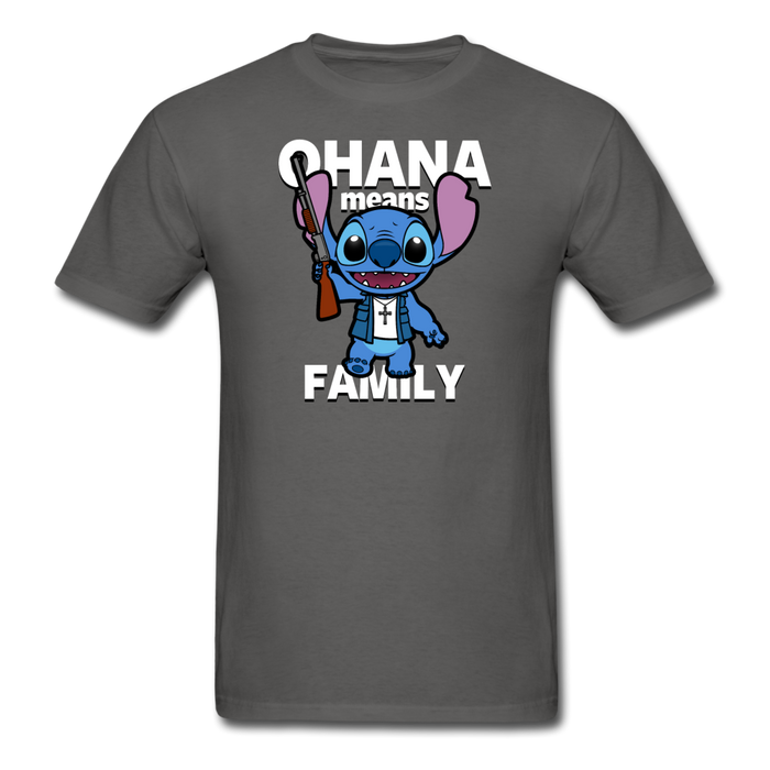 Ohana Is Family Unisex Classic T-Shirt - charcoal / S